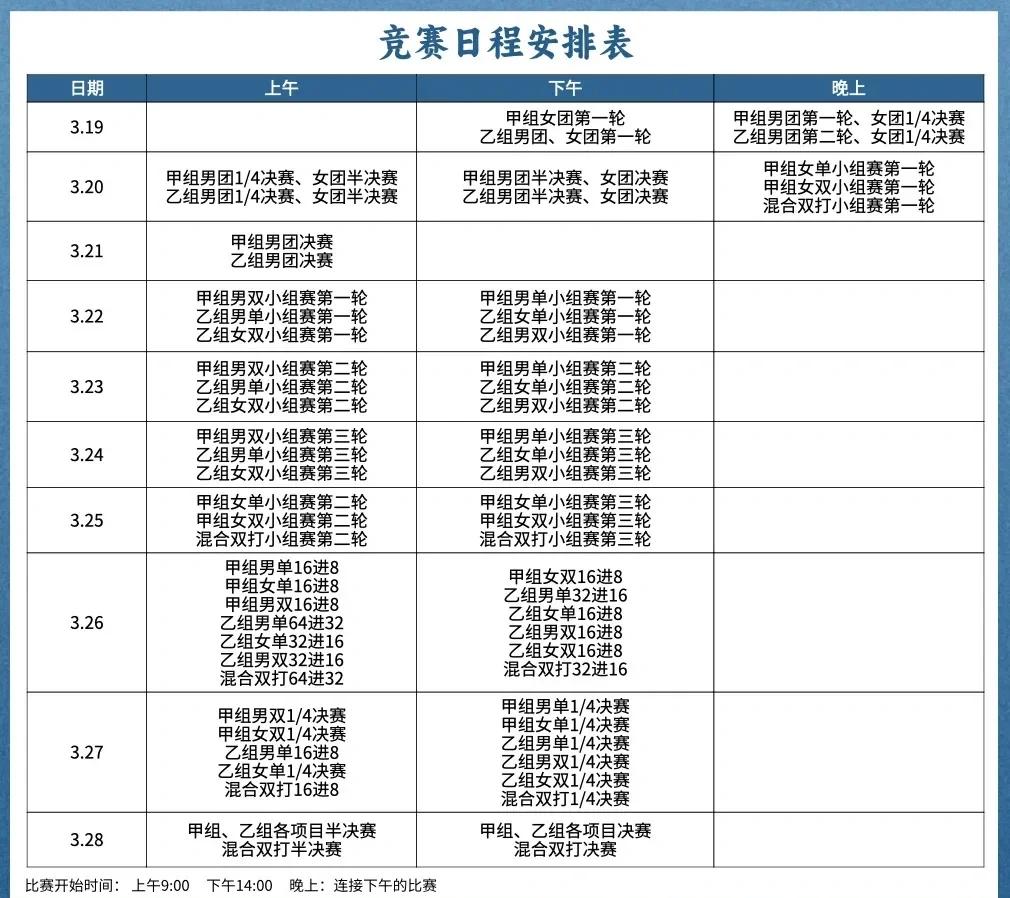 关于羽毛球赛程公布，焦点大战一触即发的信息
